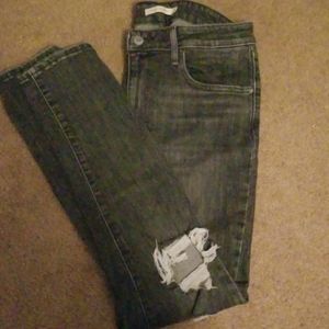 Levi High Rise Skinny Jeans